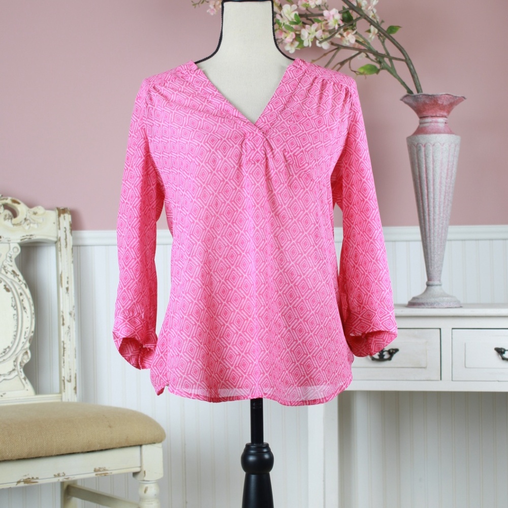 Pink Sheer Tunic